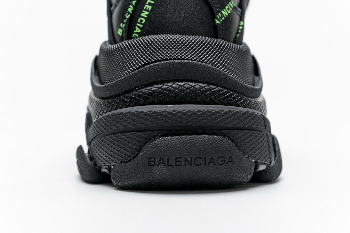 Balenciaga Triple S Letter Fluorescent Yellow 524039 W2FA1 7633