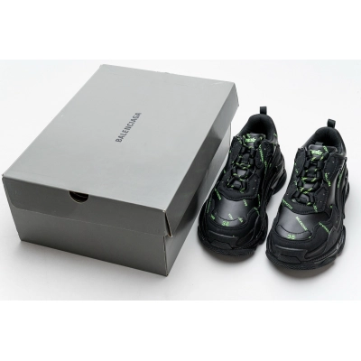 Balenciaga Triple S Letter Fluorescent Yellow 524039 W2FA1 7633 02