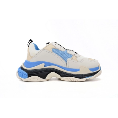Balenciaga Triple S White Blue Net 524039 W09O5 9039 02