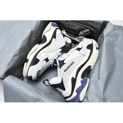 Balenciaga Triple S White Dark Blue 534217 W09E1 9000 02