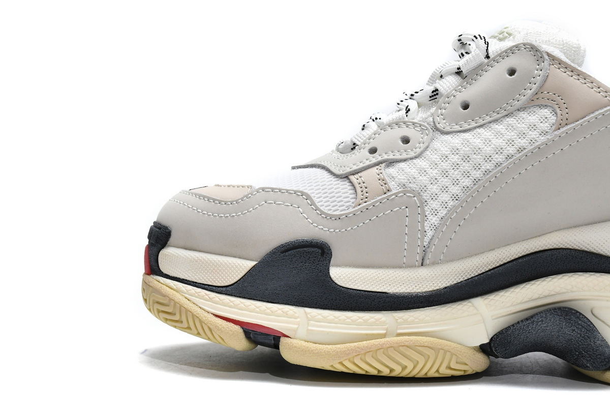 Balenciaga Triple S White Dark Grey Red 524037 W09E1 9000