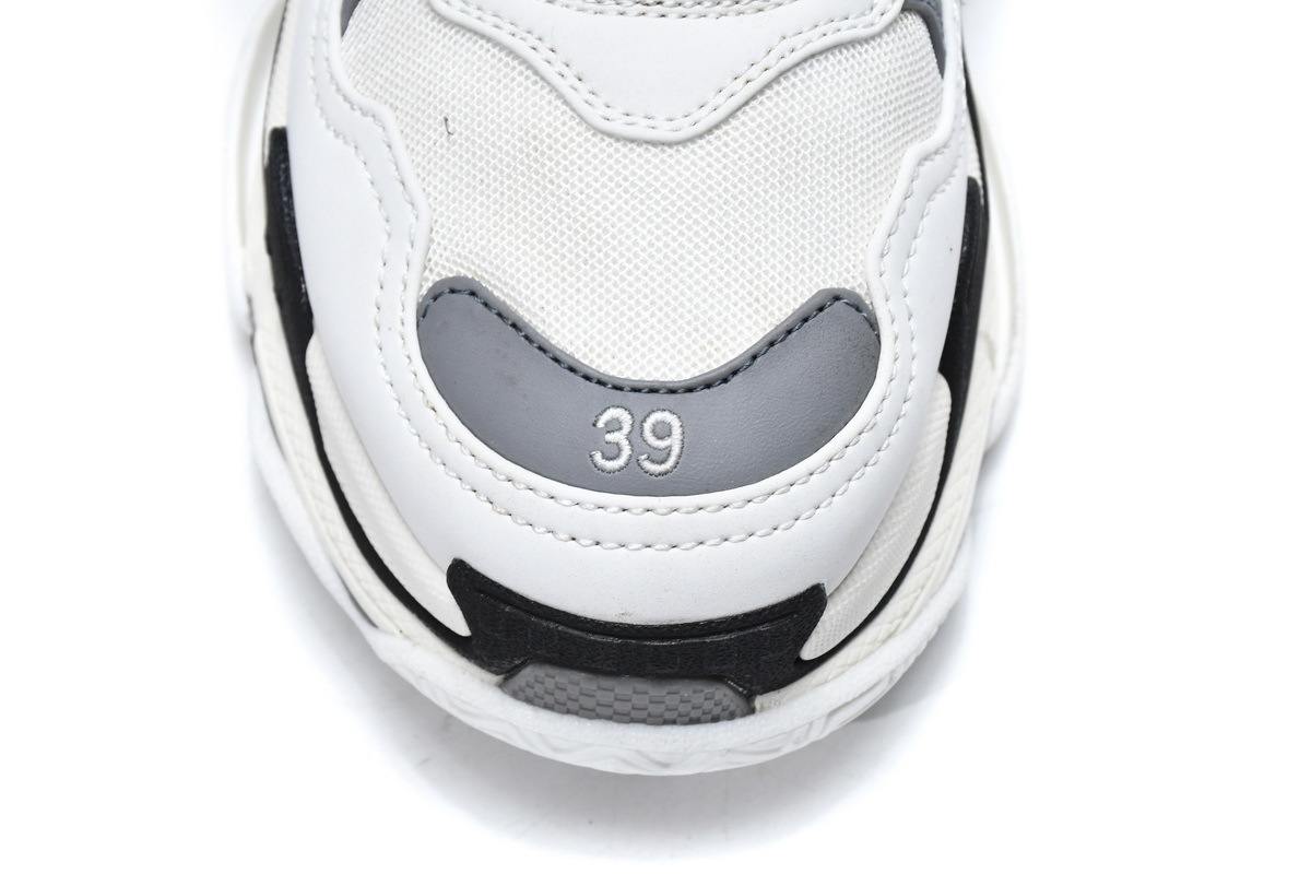 Balenciaga Triple S White Grey 536737 W09O1 9089