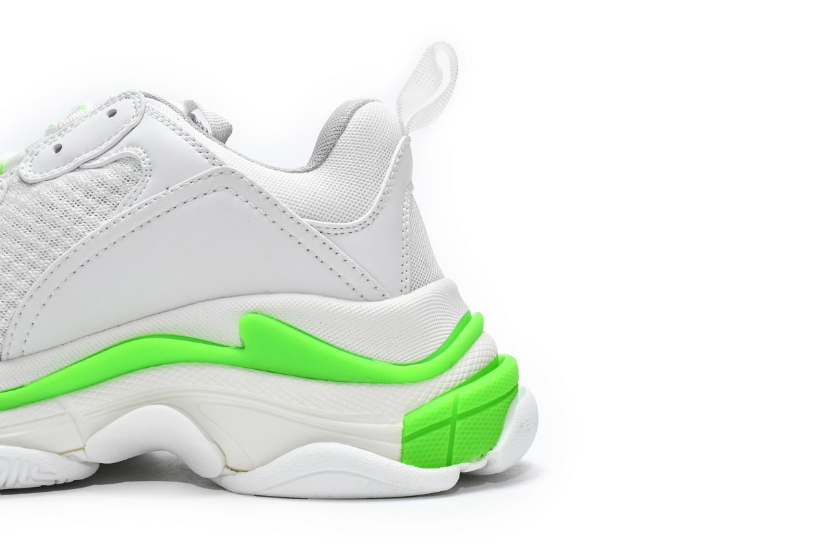 Balenciaga Triple S White Grey Green 524039 W2CA3 5390