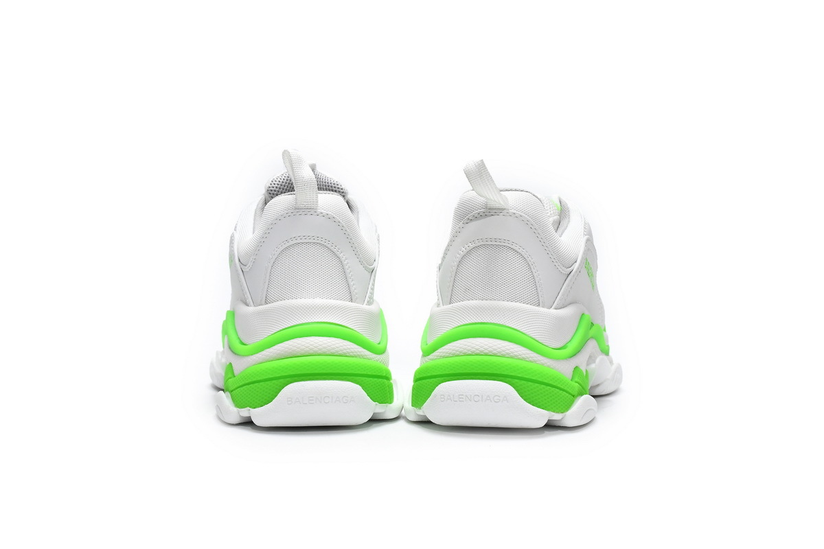 Balenciaga Triple S White Grey Green 524039 W2CA3 5390