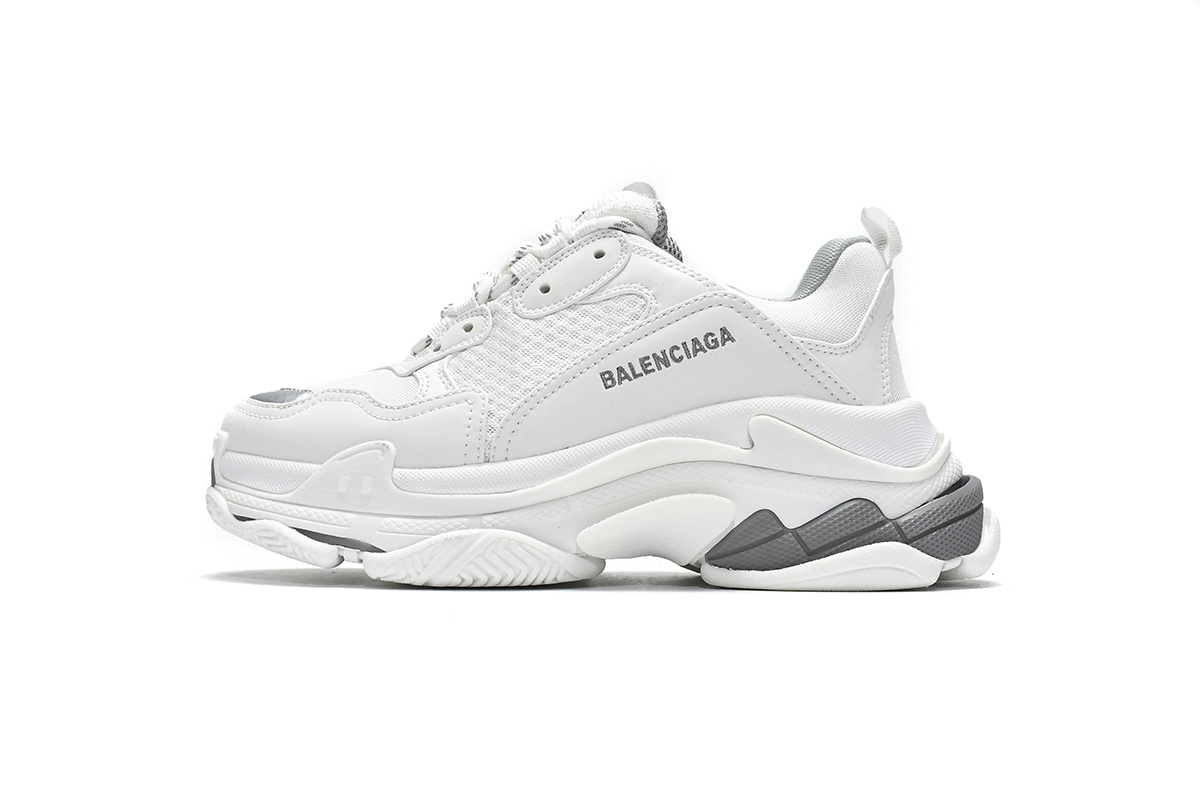 Balenciaga Triple S White Silver 524039 W2FS4 1200