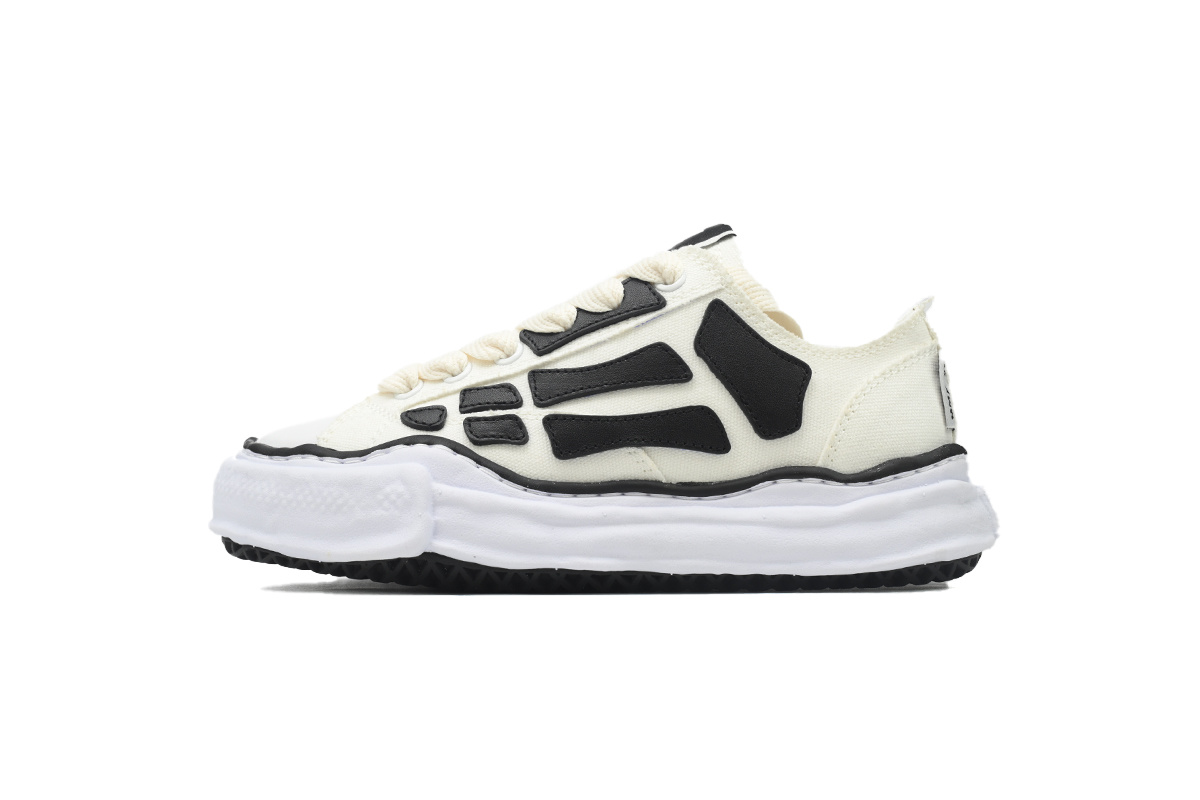 Maison Mihara Yasuhiro x AMIRI Skel-Top Low Off White