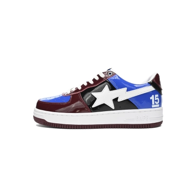 A Bathing Ape Bape Sta Low Baijiu red blue 1H22-191-027 01