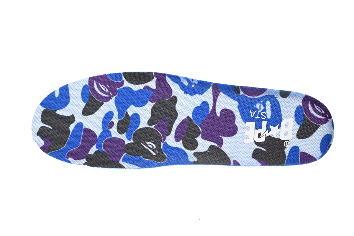 A Bathing Ape Bape Sta Low Baijiu red blue 1H22-191-027