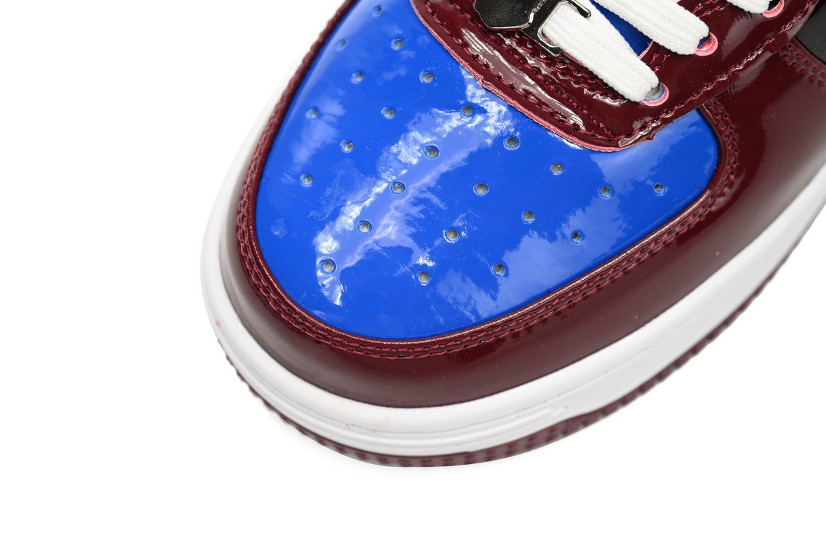A Bathing Ape Bape Sta Low Baijiu red blue 1H22-191-027
