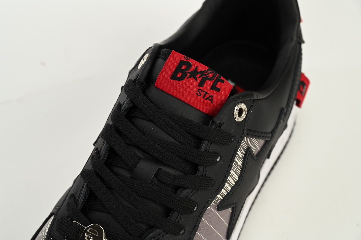 A Bathing Ape Bape Sta Low Black and Red Co Branding 7123-191-901