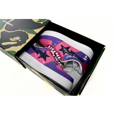 A Bathing Ape Bape Sta Low Purple Mirror Surface 1H20 191 046 02