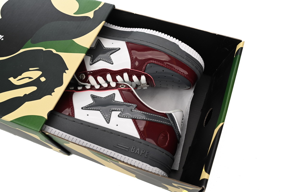 A Bathing Ape Bape Sta Low Sprinkle Red 1180-191-0096