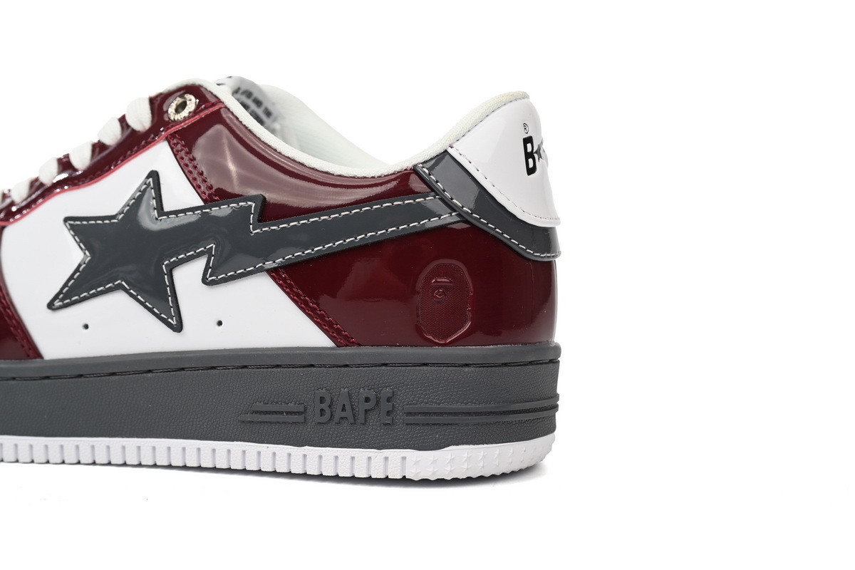 A Bathing Ape Bape Sta Low Sprinkle Red 1180-191-0096