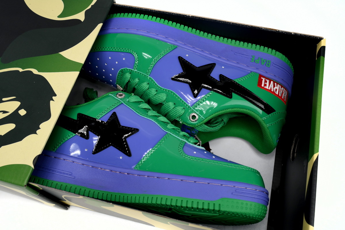A Bathing Ape Bape Sta Low The Hulk 1I73-291-904