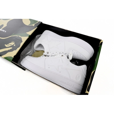 A Bathing Ape Bape Sta Low White 1H70-191-006 02