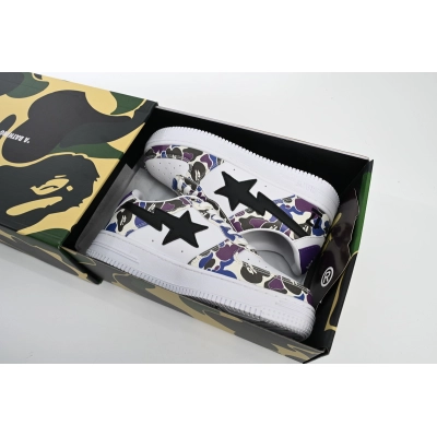 A Bathing Ape Bape Sta Low White Purple Color Spray 1H30-191-004 02
