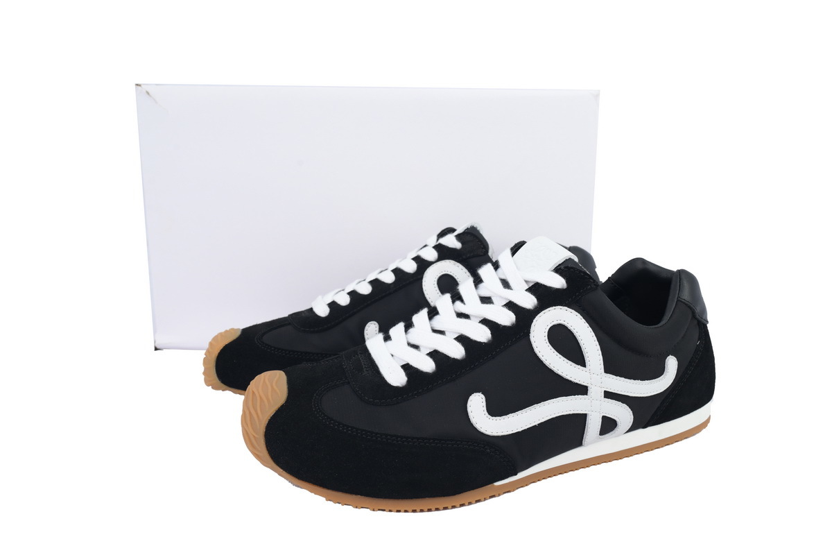 LOEWE Ballet Runner 2.0 Black Bnd White LLBR282X01-1102 