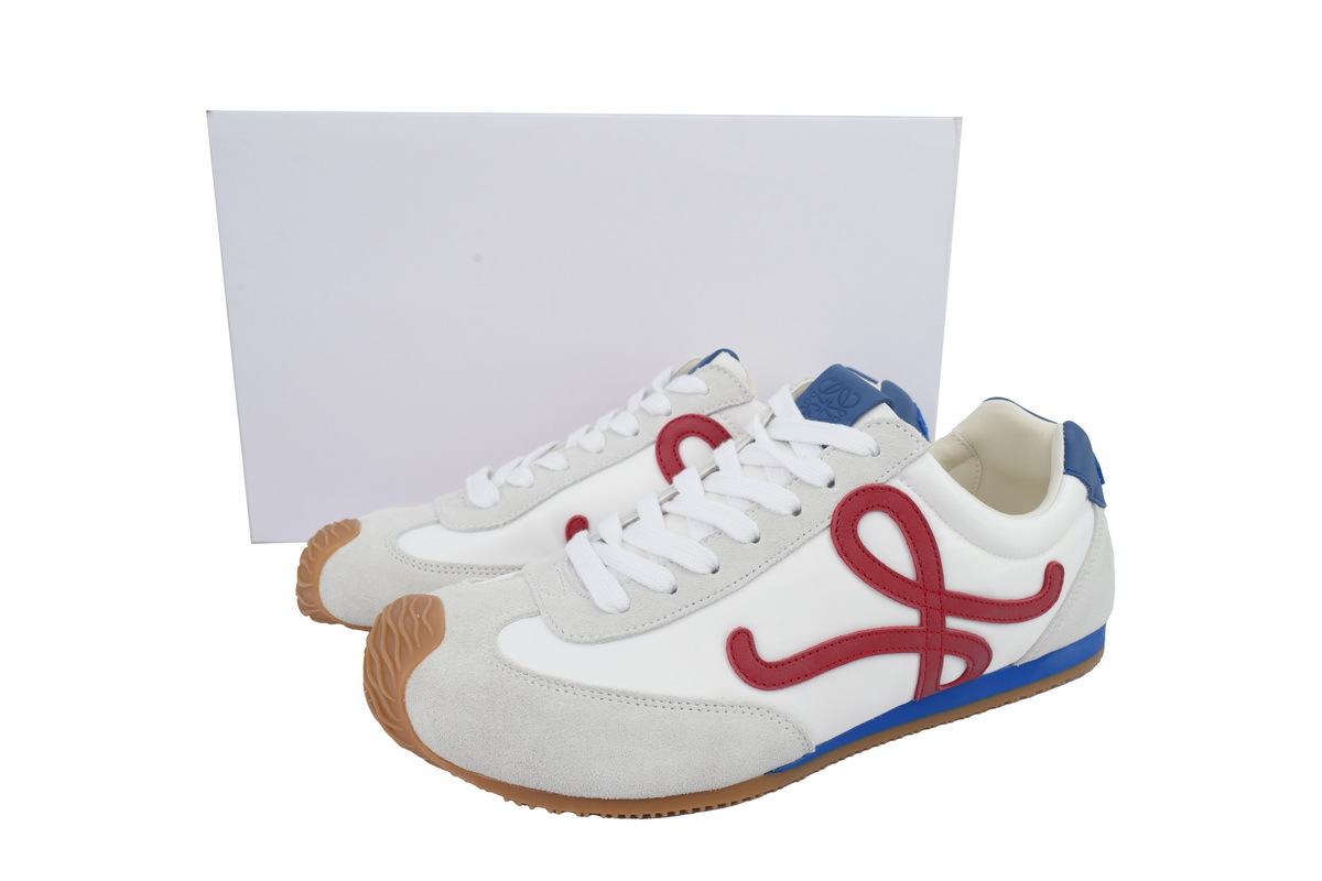 LOEWE Ballet Runner 2.0 White Red LLBR282X02-4868 