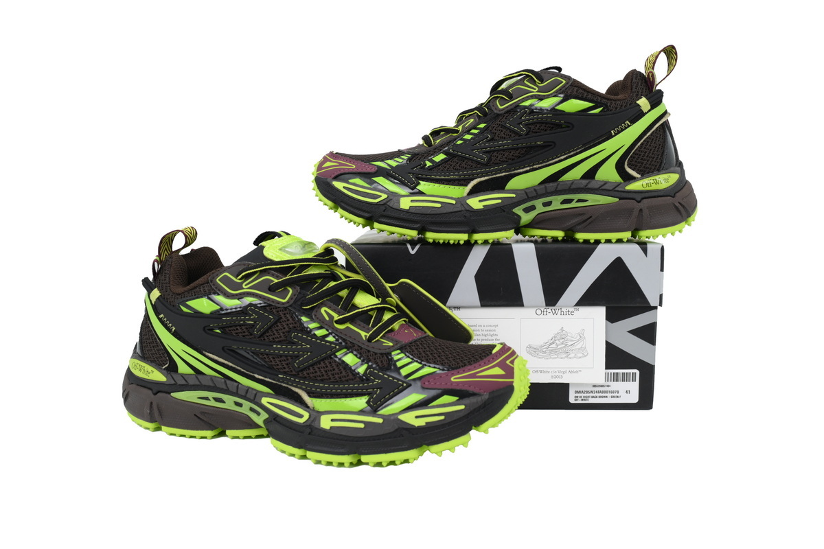 Off-White Be Right Back Dark Green OMIA295 W24FAB 0016070