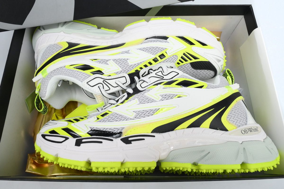Off-White Be Right Back Fluorescent Green OMIA295 F24FAB 0010011