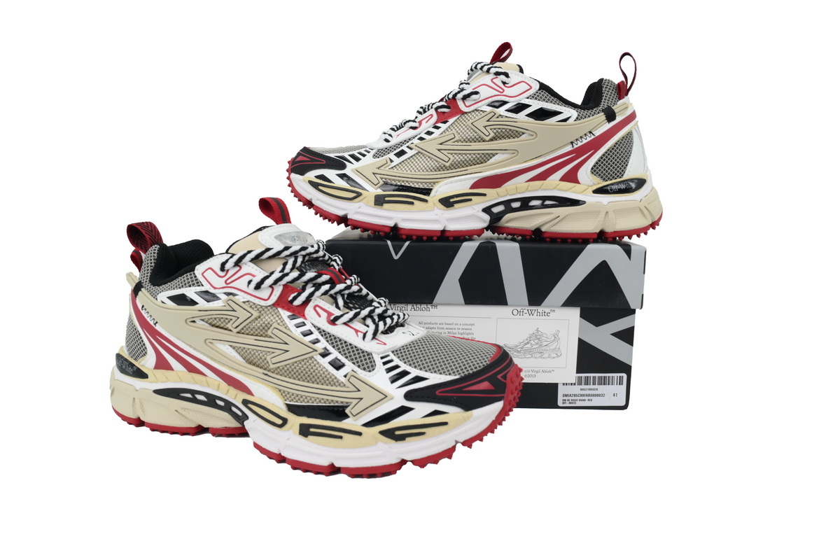 Off-White Be Right Back Khaki Red OMIA295 C99FAB 0000032