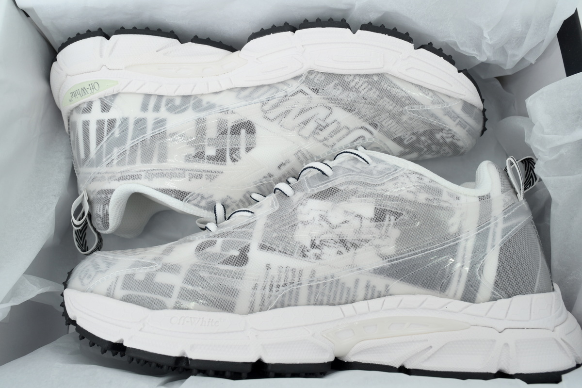 Off-White Be Right Back White Printed Pattern OWIA289 F25LEA 0010055