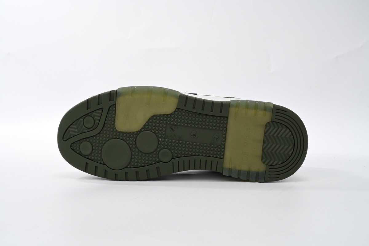 Off-White Out Of Office Military Green White OMIA189 S23LEA 0015901