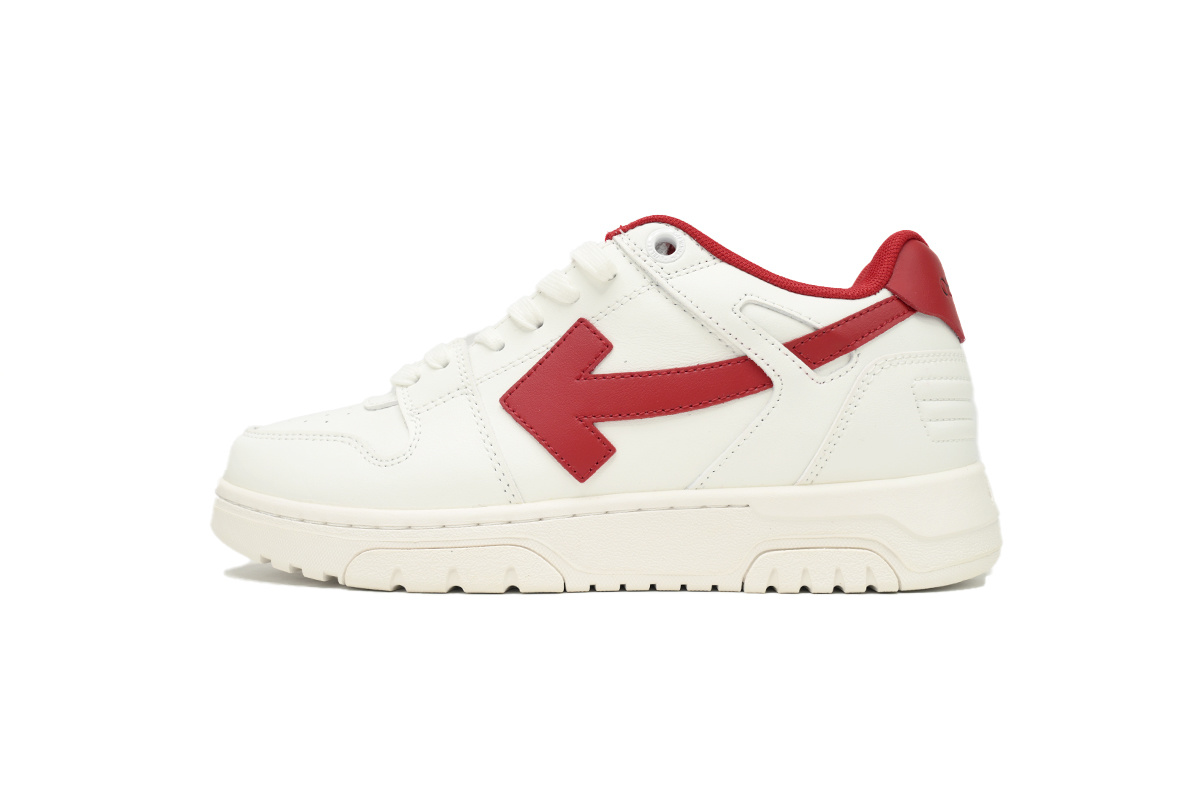 Off-White Out Of Office White White Red OMIA189 G23LEA 0070125