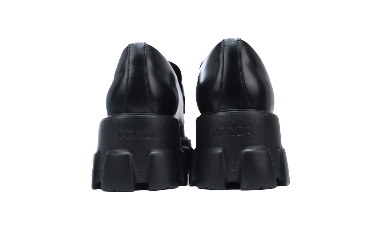 Prada Platform Loafers Black