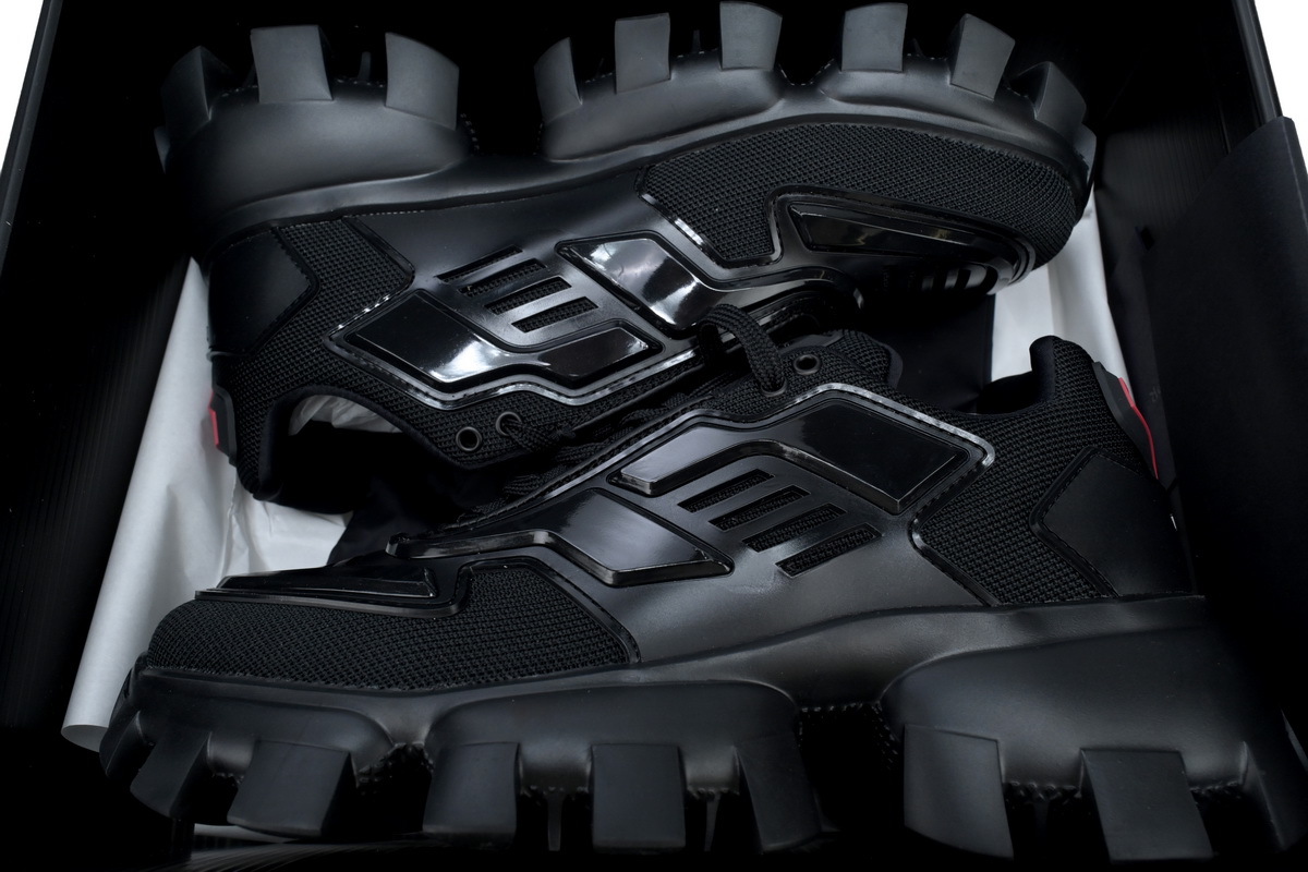 Prada Low Top Dad Sneakers Black