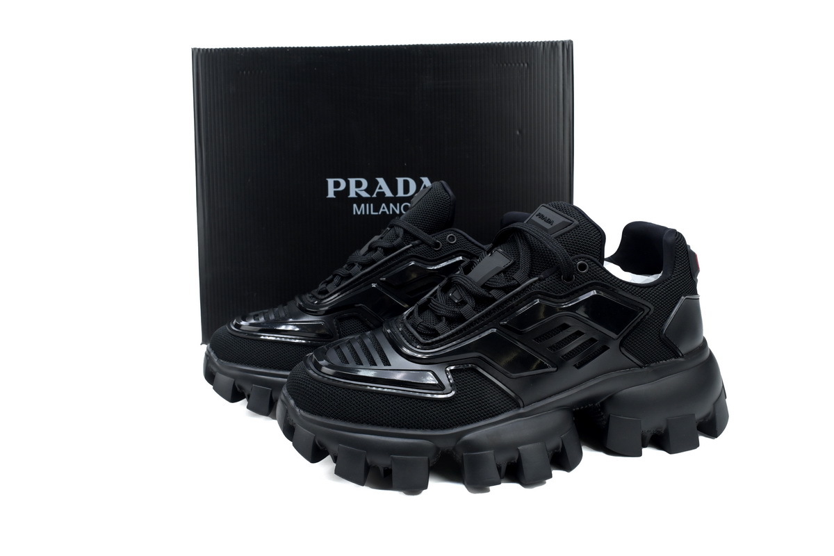 Prada Low Top Dad Sneakers Black