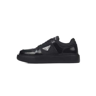 Prada HM  Platform Sneakers Black 01