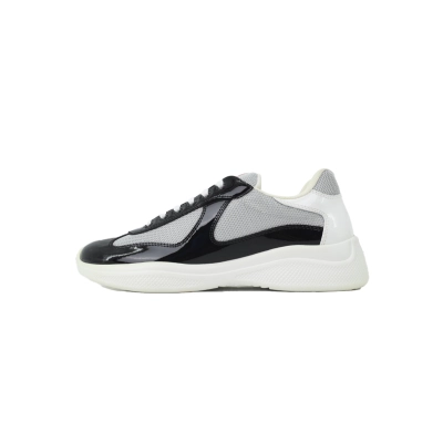 Prada Sneakers Black Gray 01