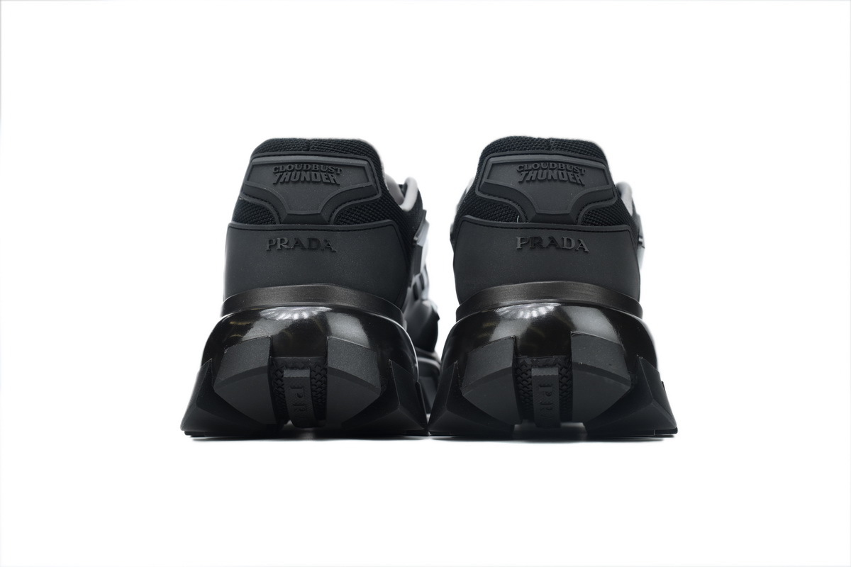 Prada Sneakers Black Gray White