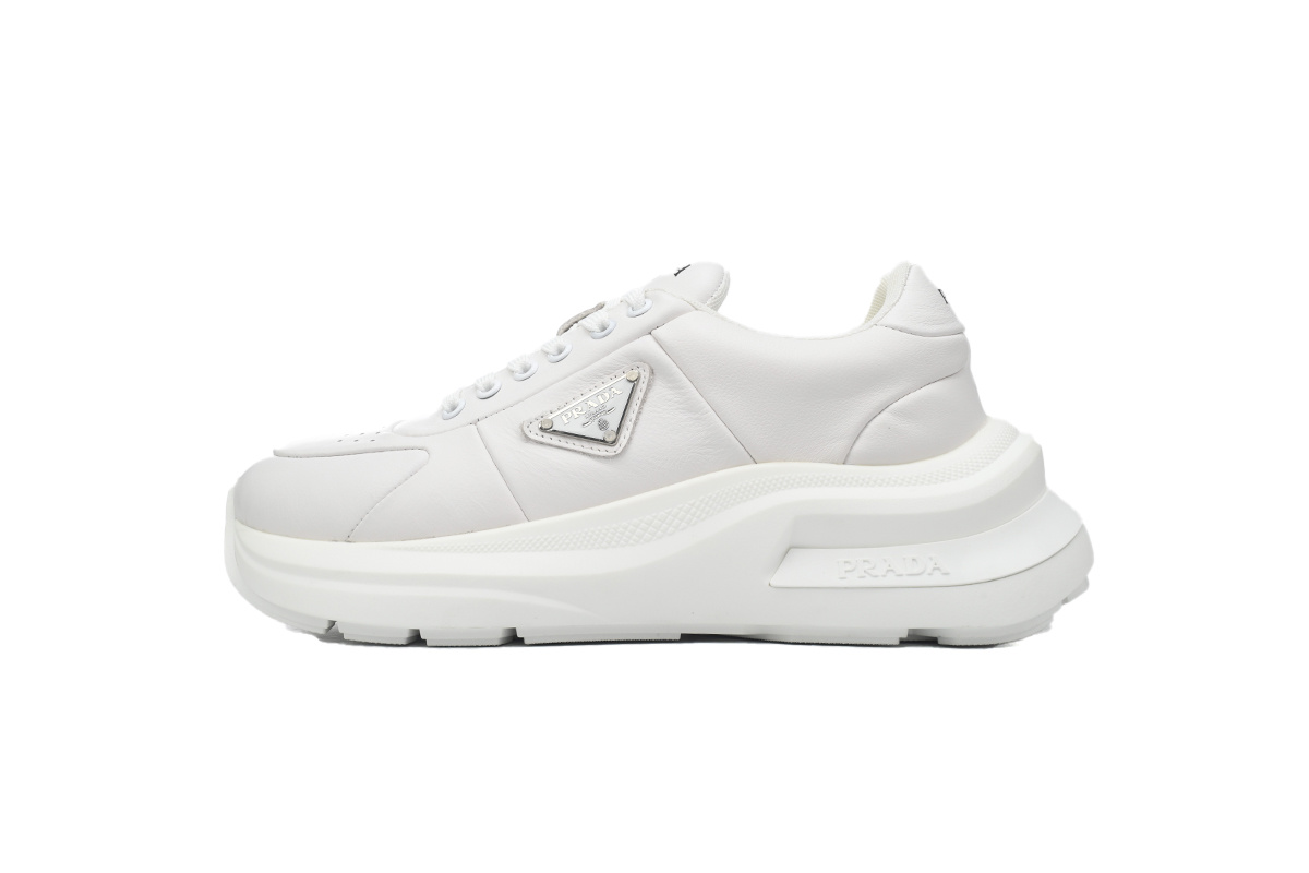 Prada HM  Puffer Low Top Sneakers White