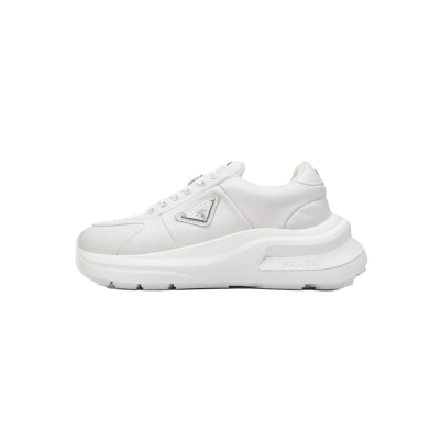 Prada HM  Puffer Low Top Sneakers White 01