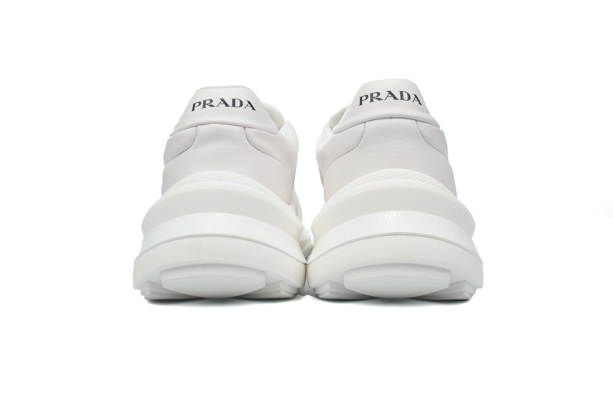 Prada HM  Puffer Low Top Sneakers White