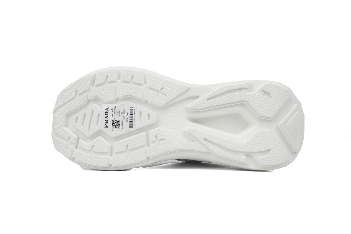 Prada HM  Puffer Low Top Sneakers White