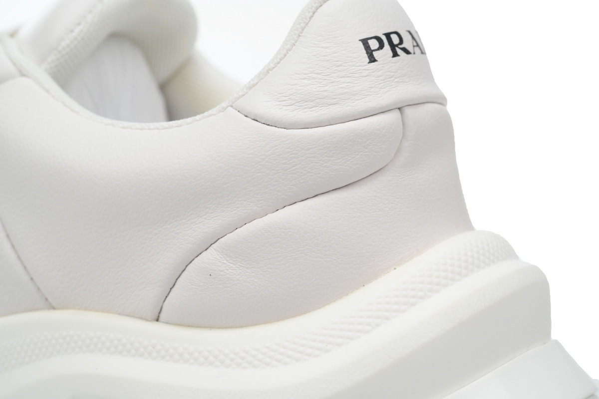 Prada HM  Puffer Low Top Sneakers White