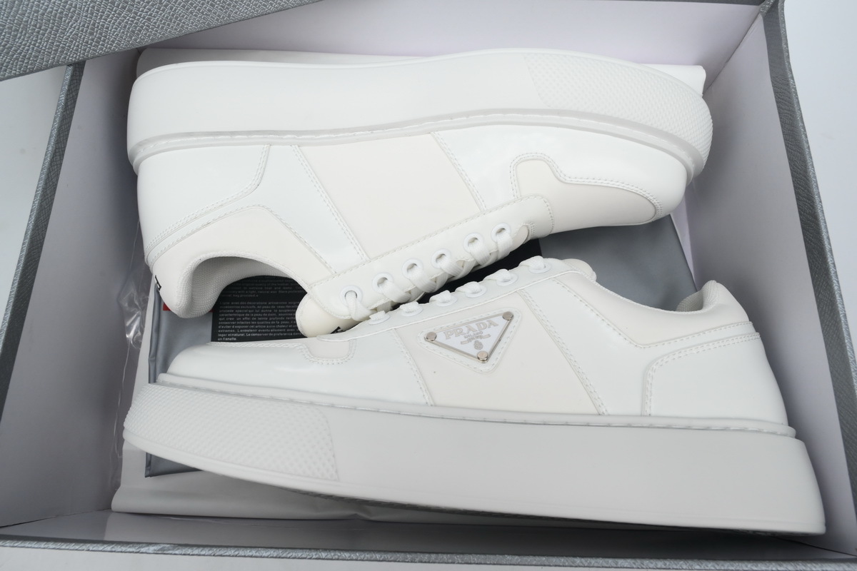 Prada HM Platform Sneakers White