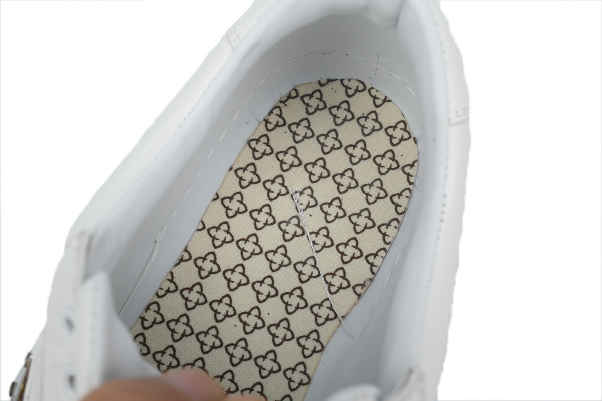 Prada HM  Sawtooth Sole Low Top Sneakers White