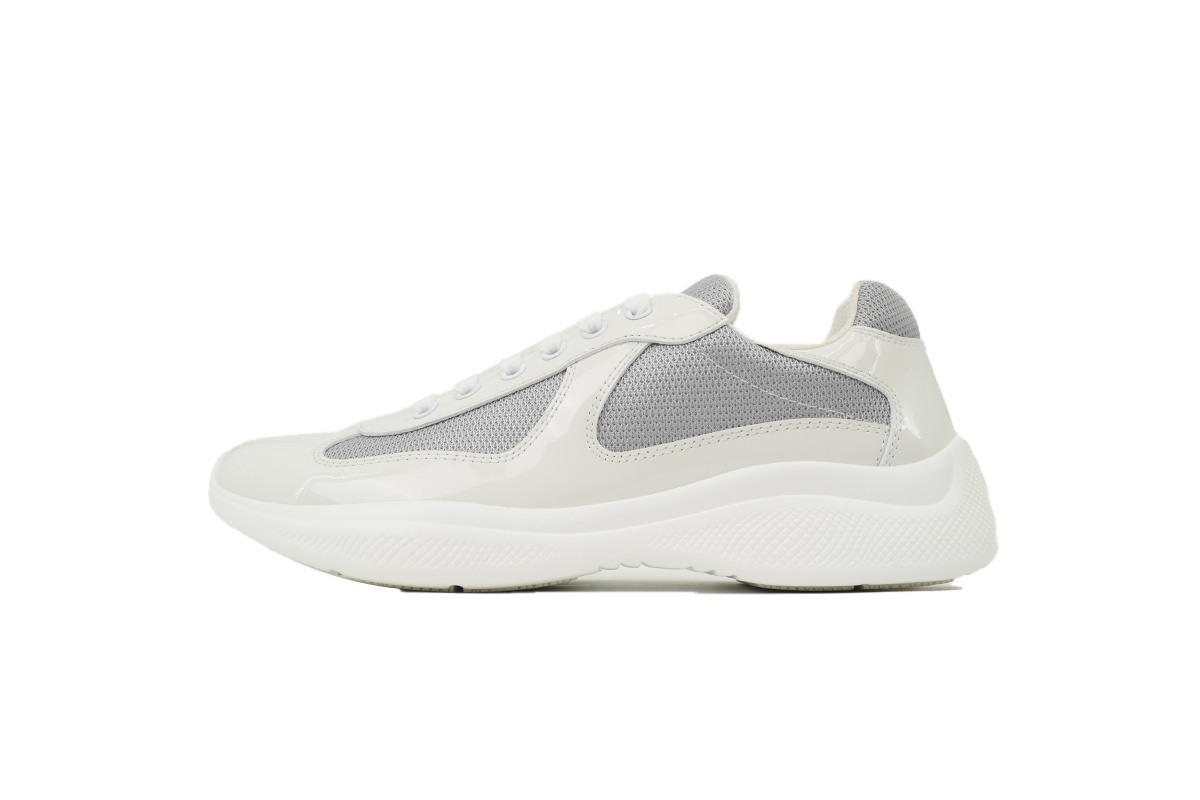 Prada White Silver