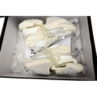 BALMAIN Multikolor Buty sportowe All White YM1VJ309 02
