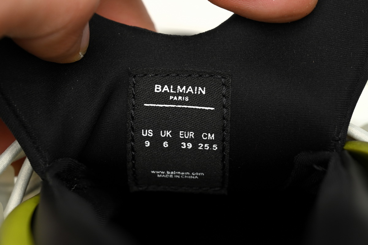 BALMAIN Multikolor Buty sportowe Black And Yellow YM1VJ309