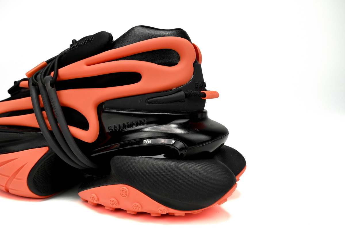 BALMAIN Multikolor Buty sportowe Black orange YM1VJ309