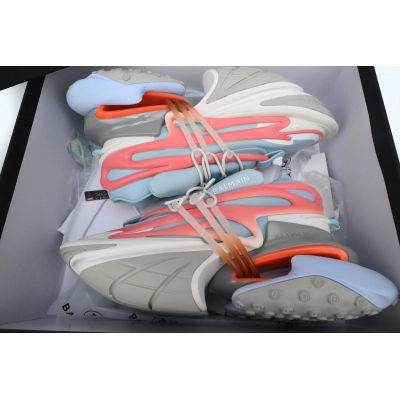 BALMAIN Multikolor Buty sportowe Grey Blue Red YM1VJ309 02