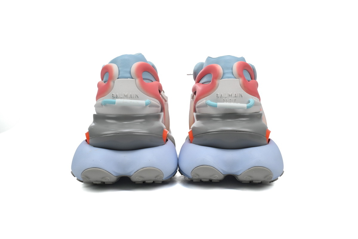 BALMAIN Multikolor Buty sportowe Grey Blue Red YM1VJ309