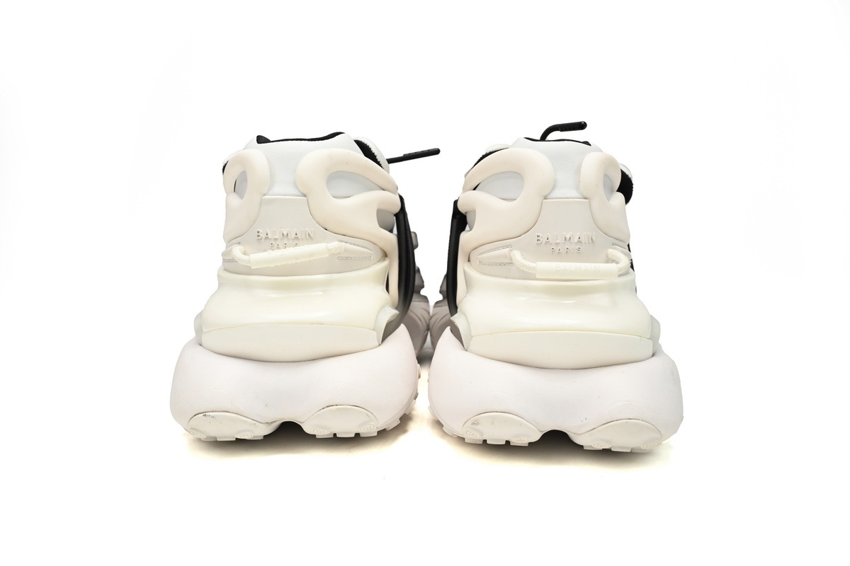 BALMAIN Multikolor Buty sportowe White and Black YM1VJ309