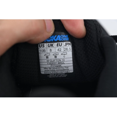 HOKA ONE ONE CLIFTON 10 Black Gold 1162031-BRGL 02