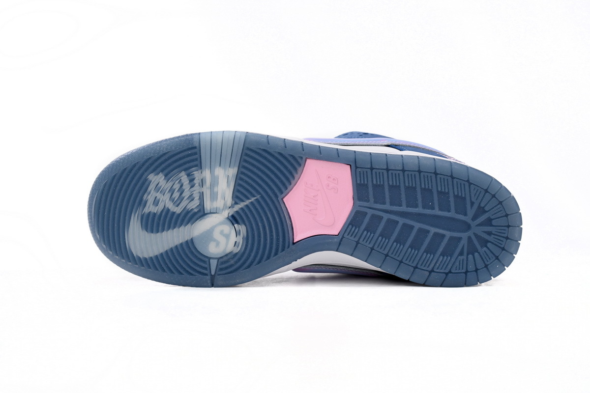 Born x Raised x Nike SB Dunk Low Blue White FN7819-400